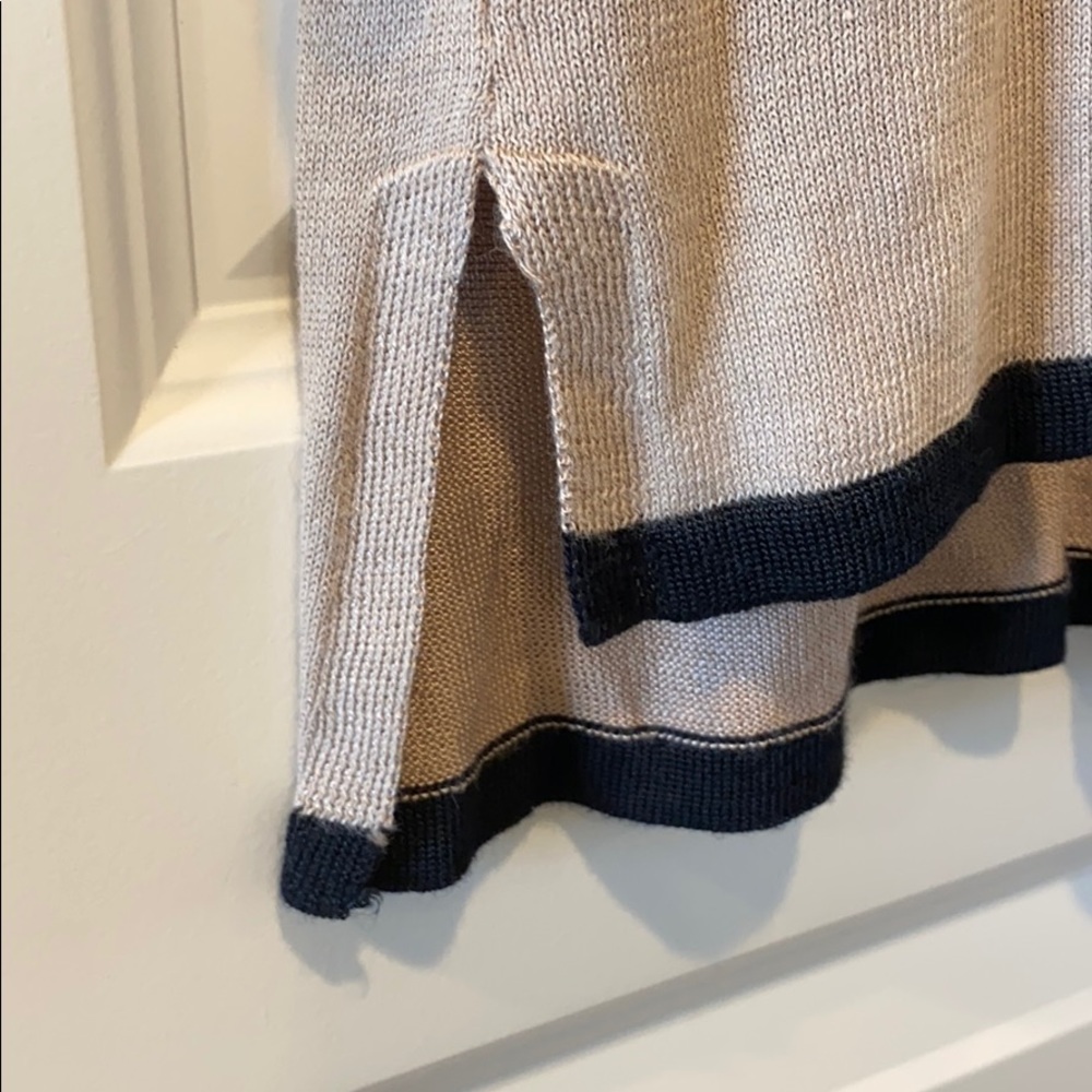 Dana Buchman Colorblock High-Low Sweater - Picture 8 of 9
